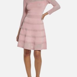 Vince Camuto 3/4 sleeve pink Blush Dress